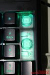 KLIM Chroma Tastatur - leuchtender Bereich unter den Tasten